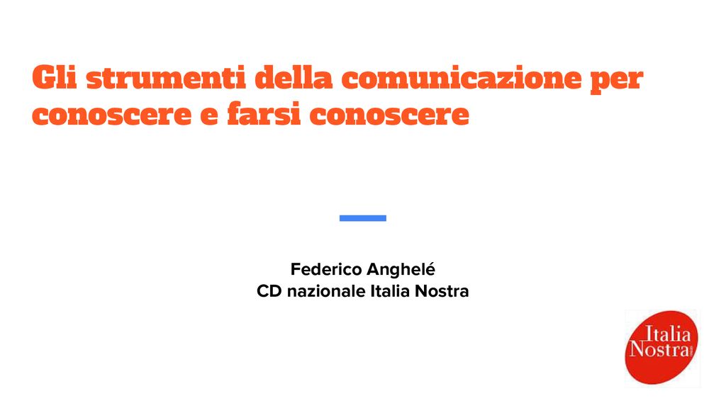 Gli Strumenti Della Comunicazione Per Conoscere E Farsi Conoscere Ppt